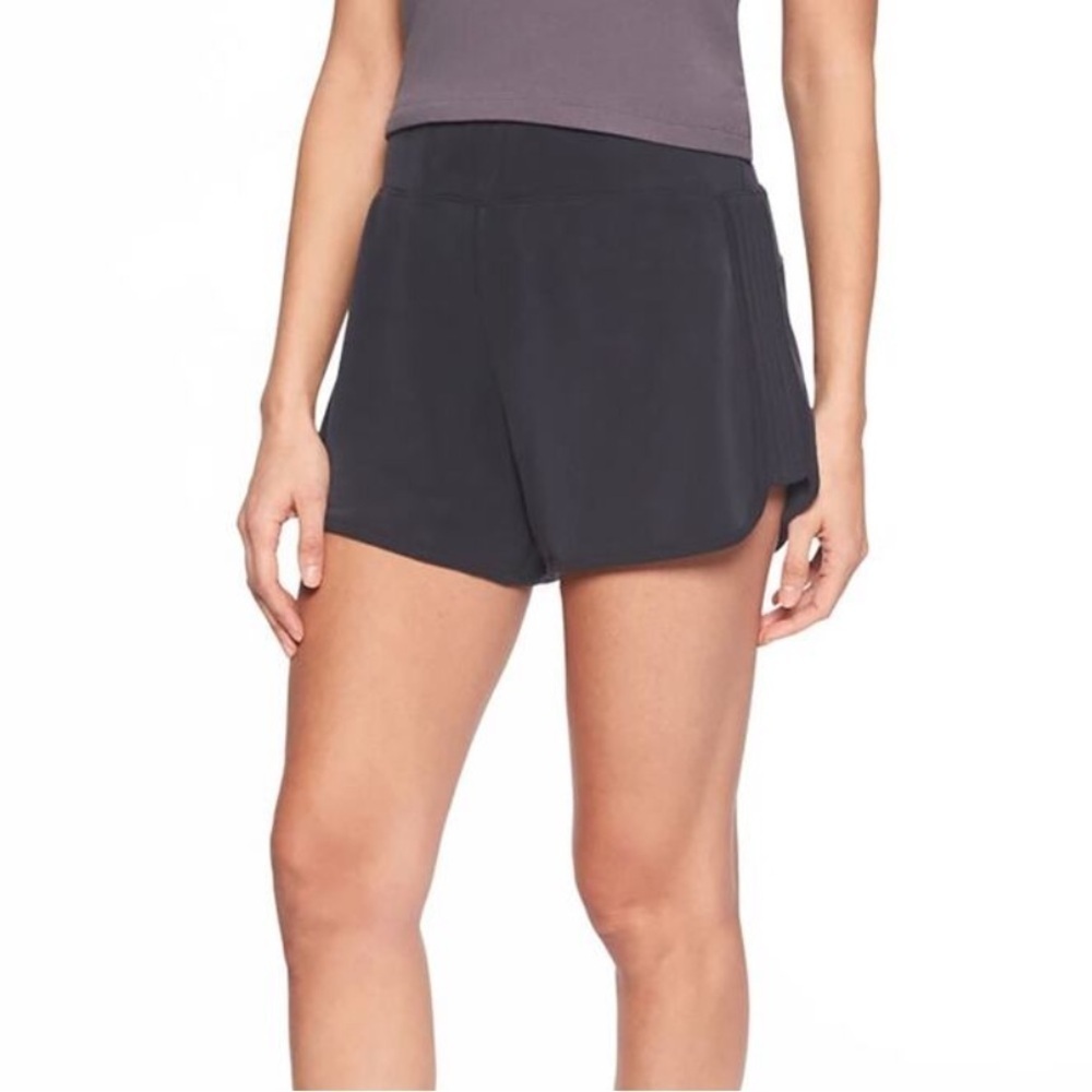 Athleta Serenity Modal Soft Shortie Shorts Black Small